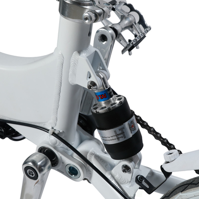 240W 36V vélo électrique pliable de grand pneu de 14 pouces pour des dames a adapté la couleur aux besoins du client
