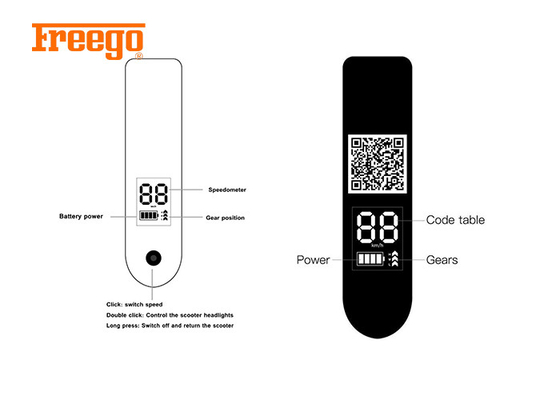 les pièces adultes du scooter 350W avec l'appli de module de 2g 3g 4g IOT ont commandé