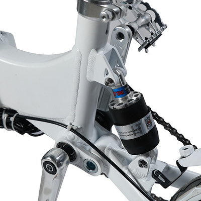 Baisse embarquant le matériel électrique pliable d'aluminium de vélo de double suspension