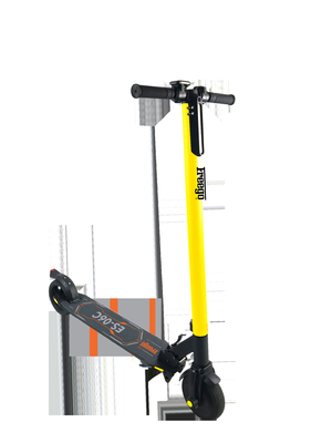 Structure forte électrique futée de vitesse maximum du scooter 24km/h de roue jaune de la couleur 2
