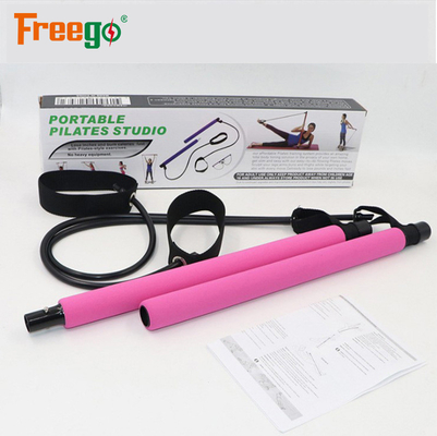 Barre en acier de Pilates de couverture de tube de mousse d'équipement à la maison léger de forme physique pour l'adulte
