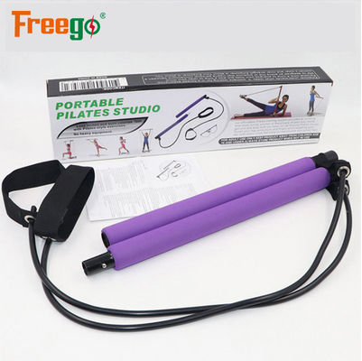 Barre en acier de Pilates de couverture de tube de mousse d'équipement à la maison léger de forme physique pour l'adulte